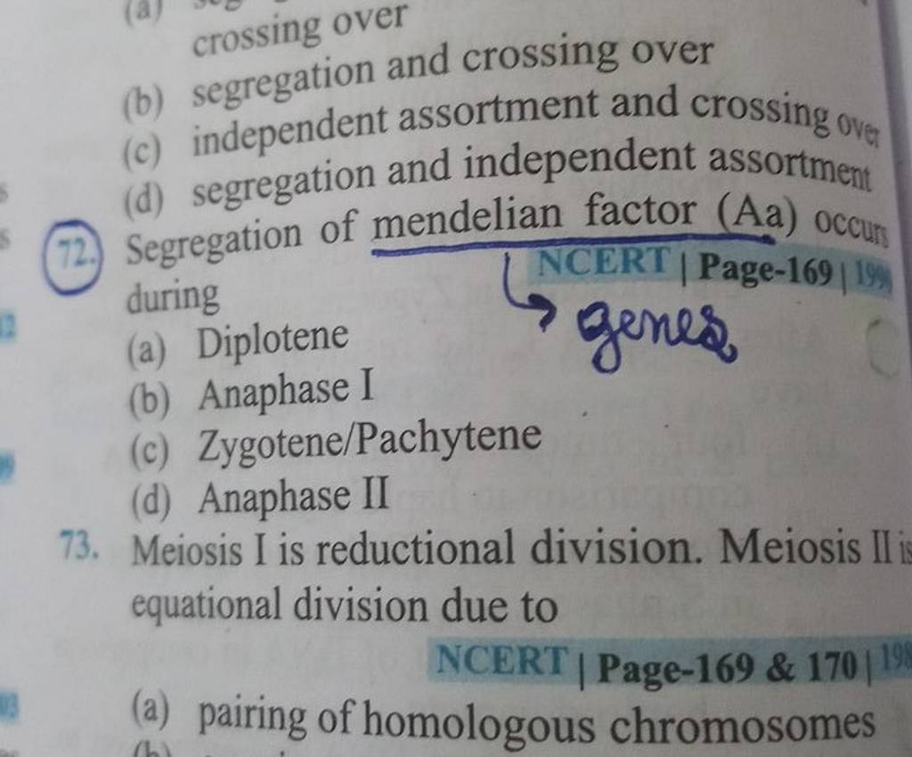 Meiosis I is reductional division. Meiosis II equational division due to Biology Diagrams