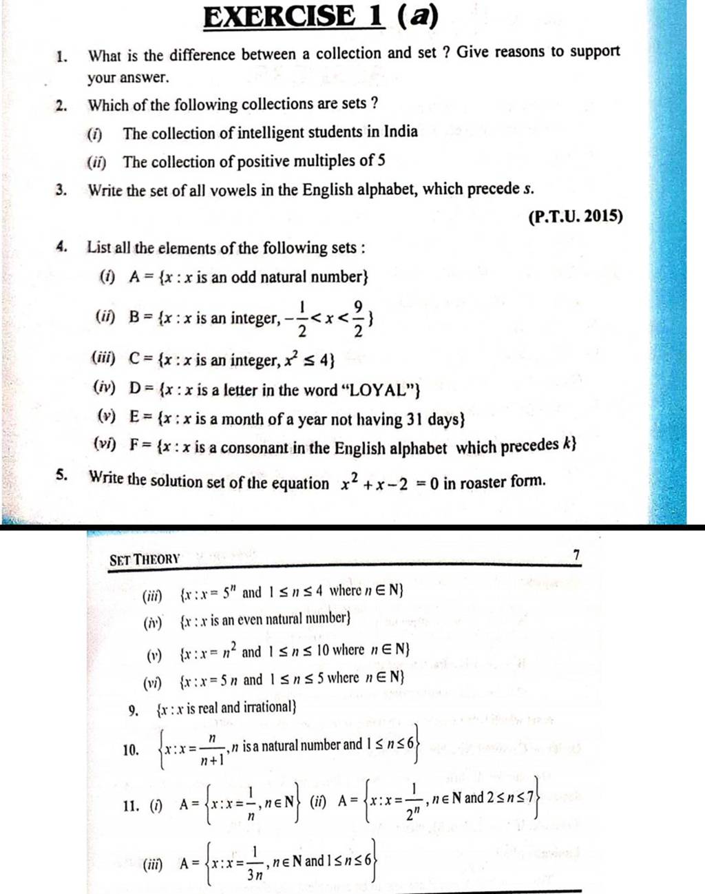 Write the set of all vowels in the English alphabet, which precede s. (P...