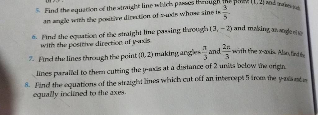 5-find-the-equation-of-the-straight-line-which-passes-through-the-point