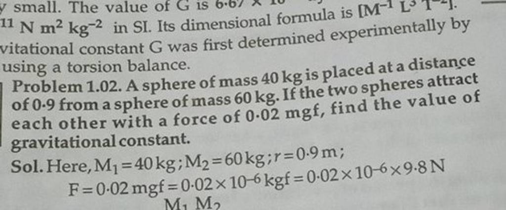 11-n-m2-kg-2-in-si-its-dimensional-formula-is-m-1-l-i-2-vitational-co