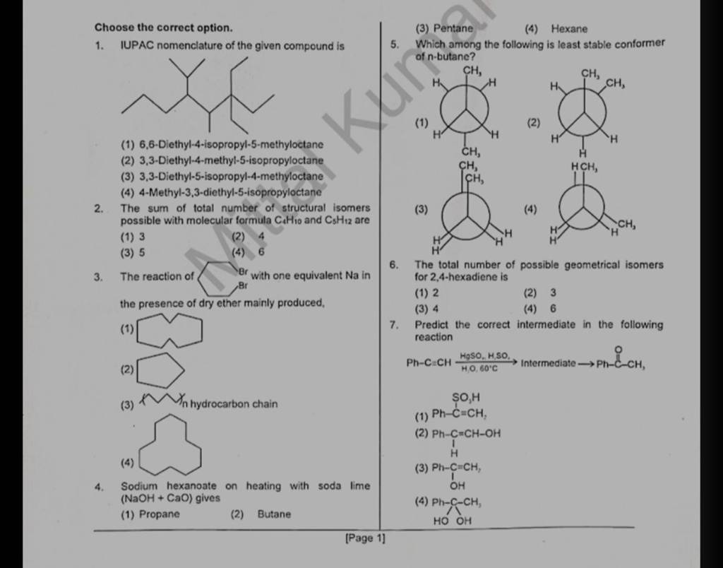 IUPAC Nomenclature Of The Given Compound Is 5 Which Among The Following iupac-nomenclature-of-the-given-compound-is-5-which-among-the-following