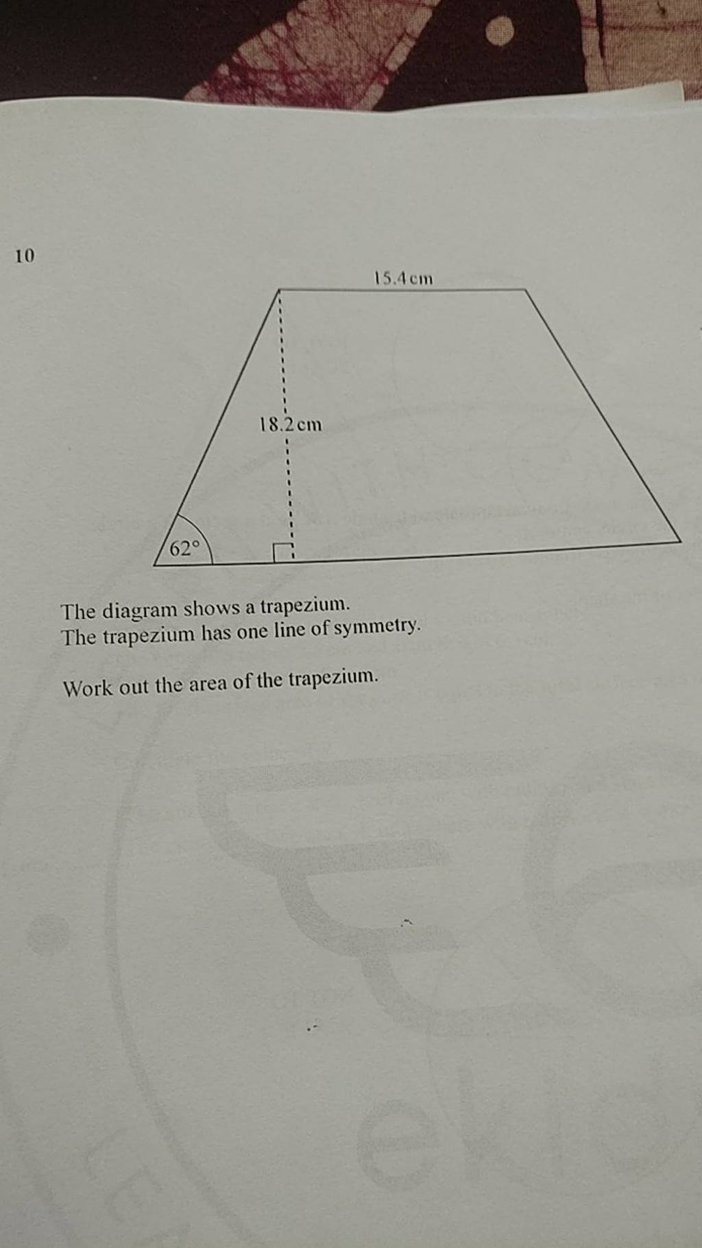 10-the-diagram-shows-a-trapezium-the-trapezium-has-one-line-of-symmetry