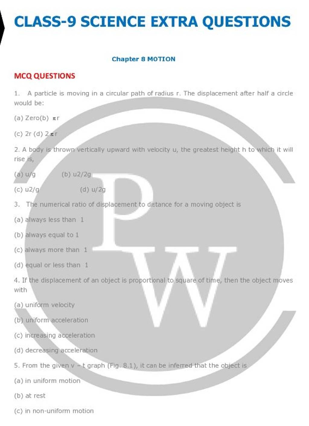 class 9 science chapter 15 mcq question answer