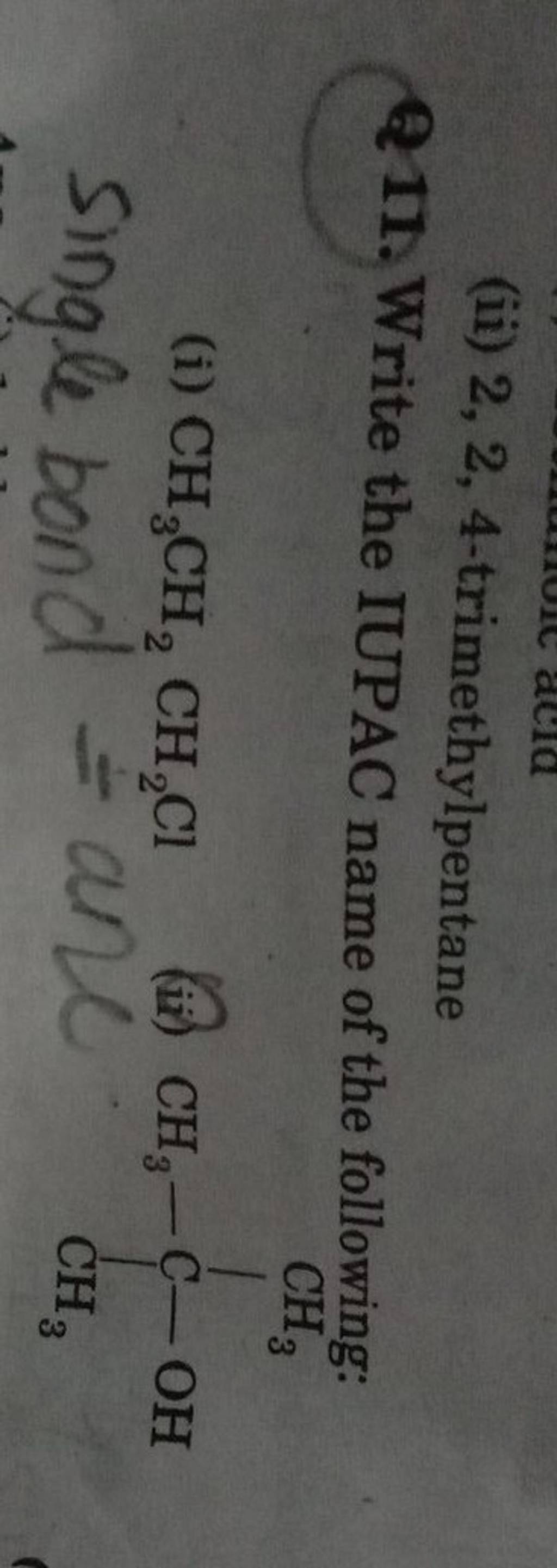 ii-2-2-4-trimethylpentane-q11-write-the-iupac-name-of-the-following