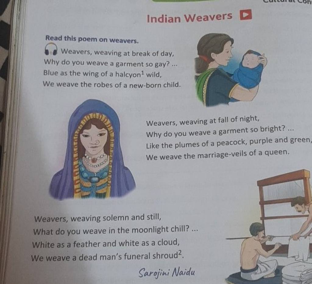 indian weavers essay