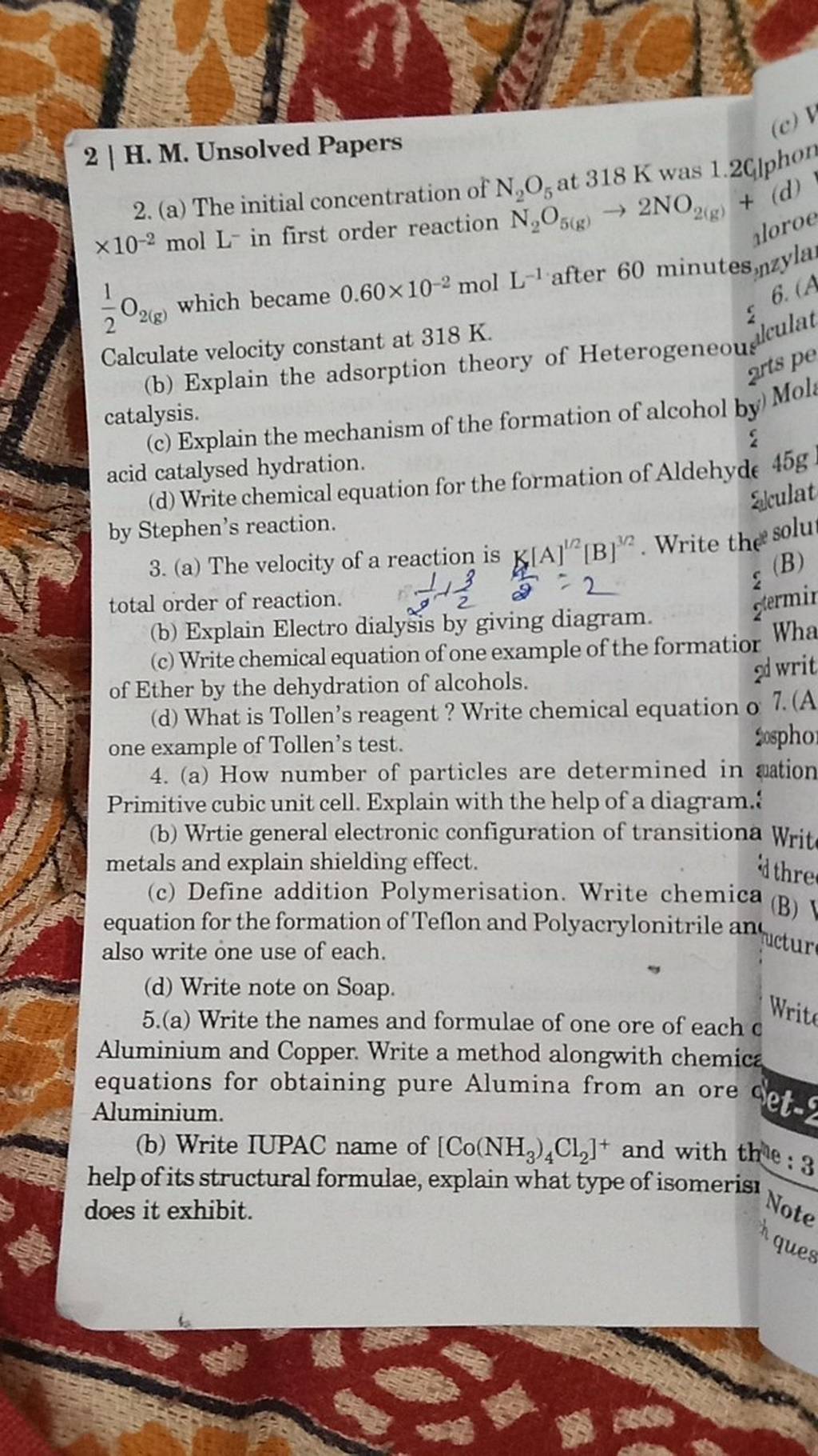 2-h-m-unsolved-papers-10-2-mol-l-in-first-order-reaction-n2-o5-g