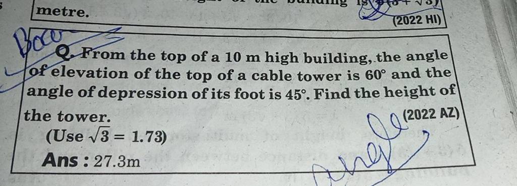 metre-2022-hi-q-from-the-top-of-a-10-m-high-building-the-angle-of-el