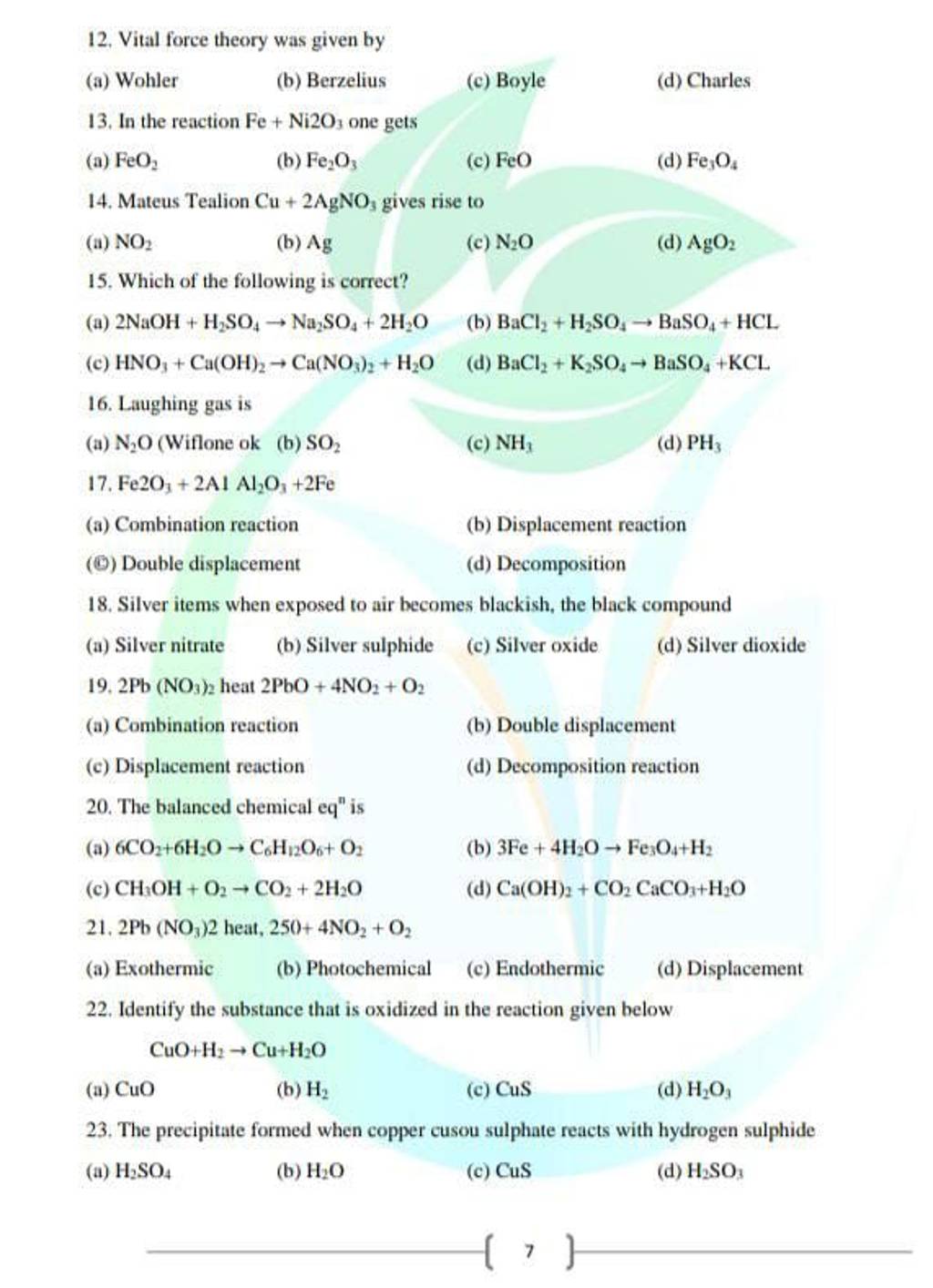 The precipitate formed when copper cusou sulphate reacts with hydrogen su..