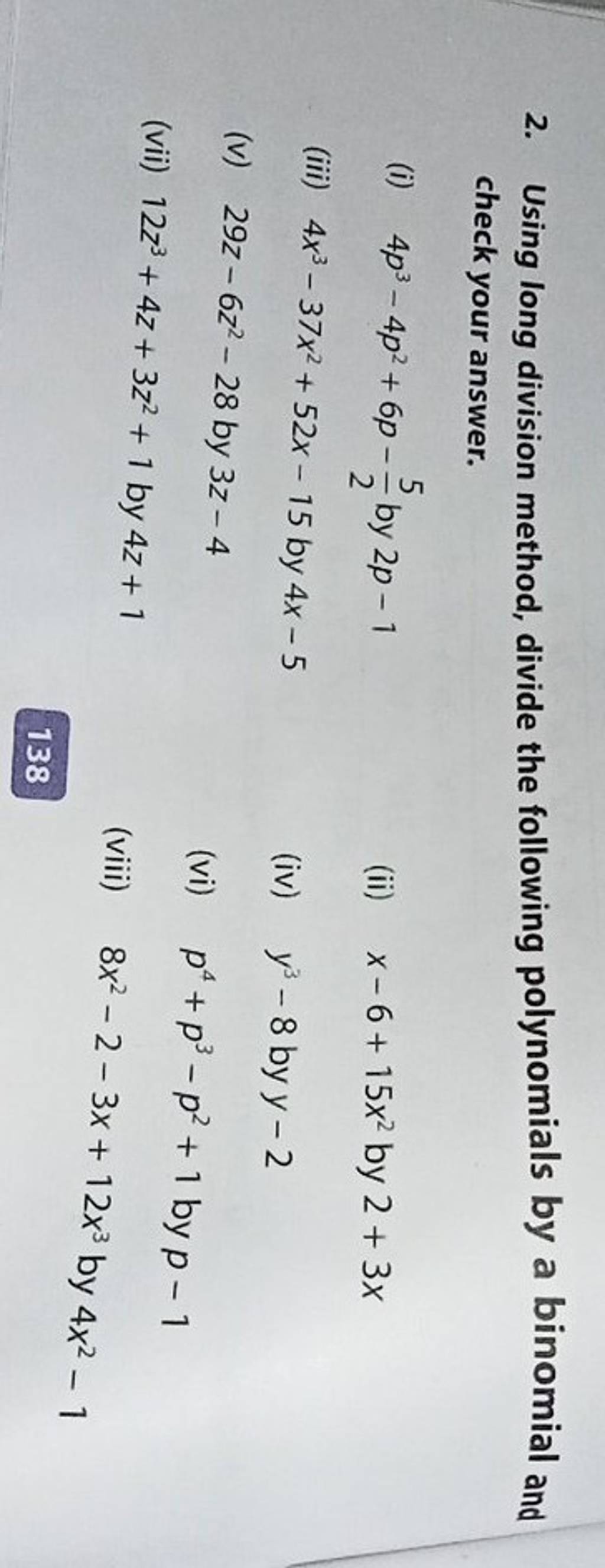 2-using-long-division-method-divide-the-following-polynomials-by-a-bino