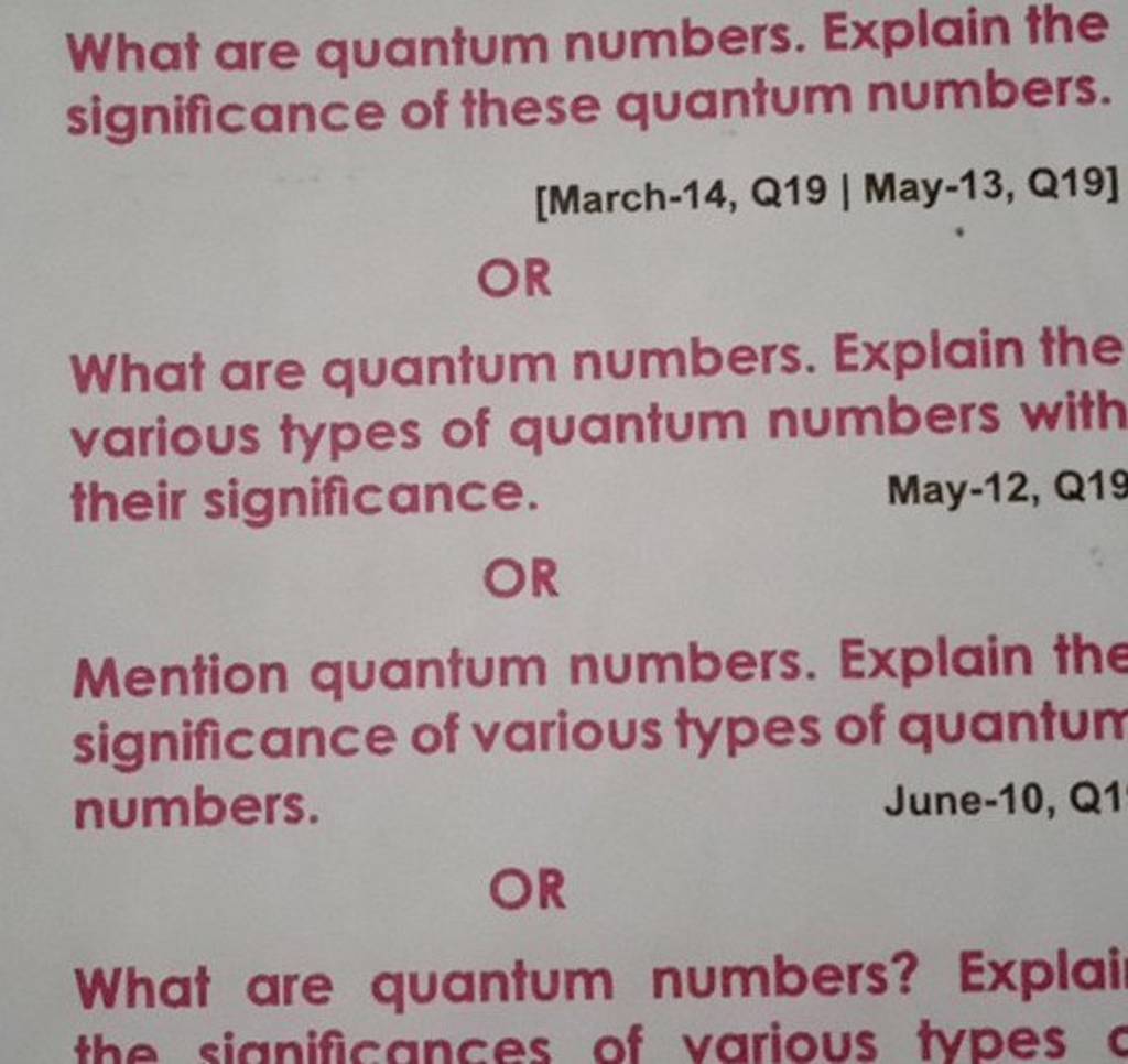 what-are-quantum-numbers-explain-the-significance-of-these-quantum-numbe