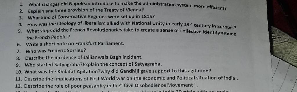 1 What Changes Did Napolean Introduce To Make The Administration System