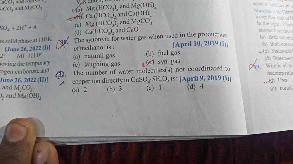 ts-solid-phase-at-110-k-30-the-synonym-for-water-gas-when-used-in-the