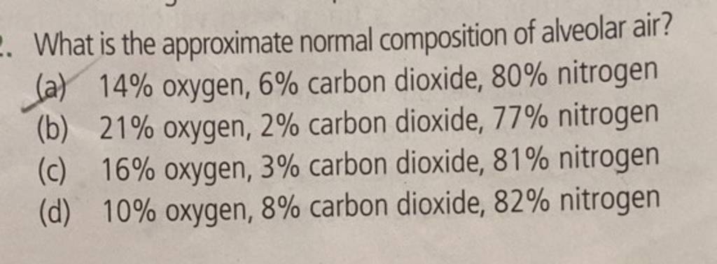 what-is-the-approximate-normal-composition-of-alveolar-air-filo