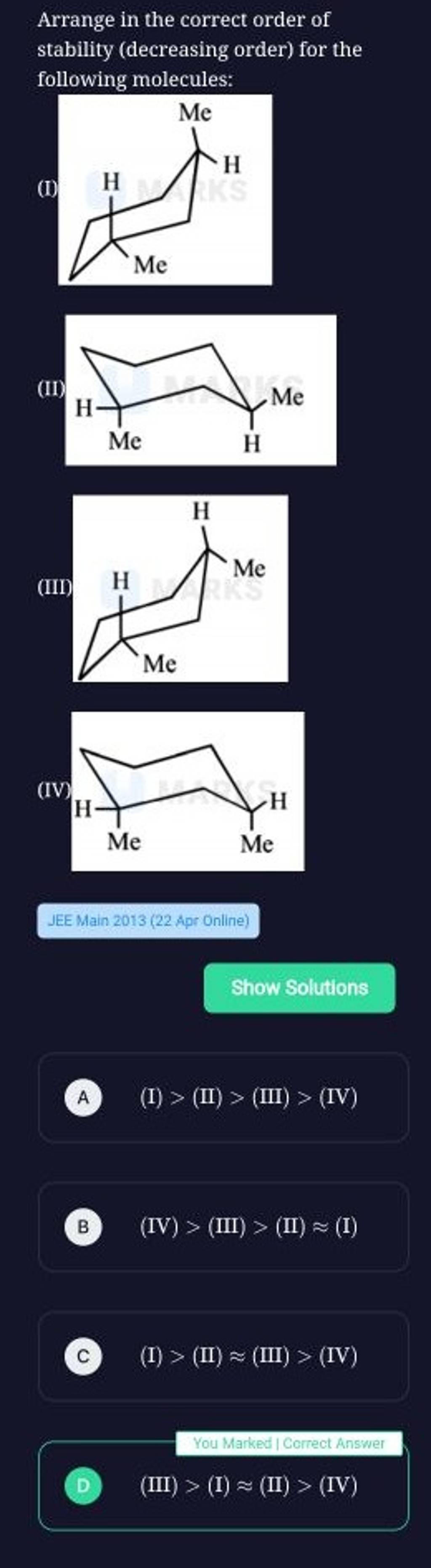 Arrange In The Correct Order Of Stability Decreasing Order For The Foll   1674488745909 Xsnvpolv 335024 