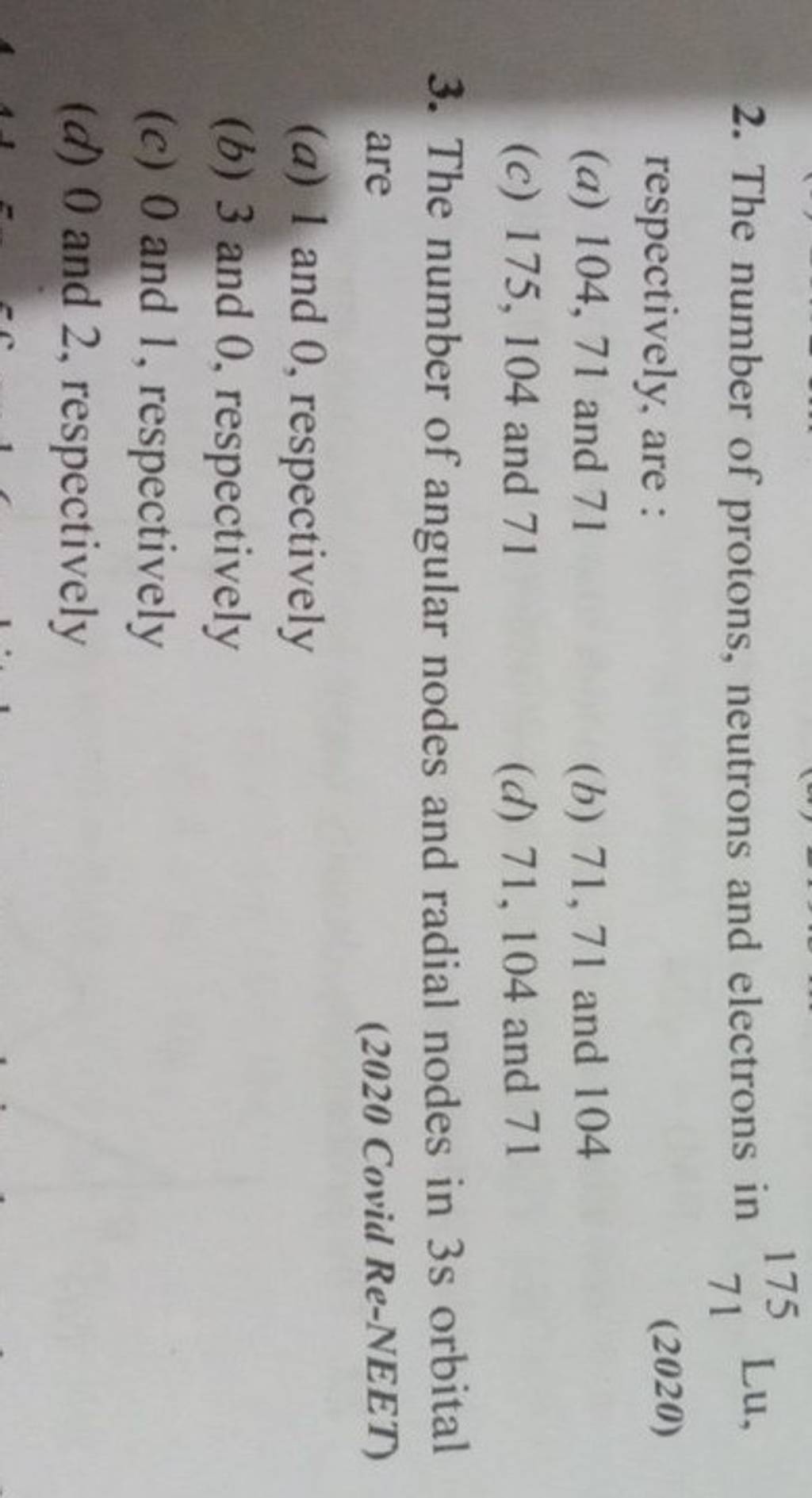 Angular Nodes And Radial Nodes