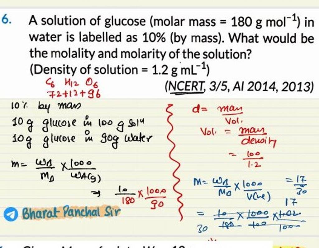 6-a-solution-of-glucose-molar-mass-180-g-mol-1-in-water-is-labelled