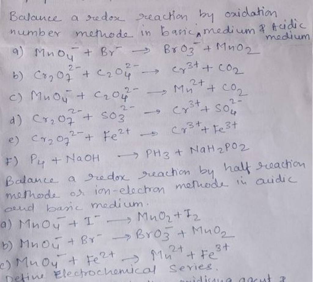 balance-a-redox-reaction-by-oxidation-number-methode-in-basic-medium-ac