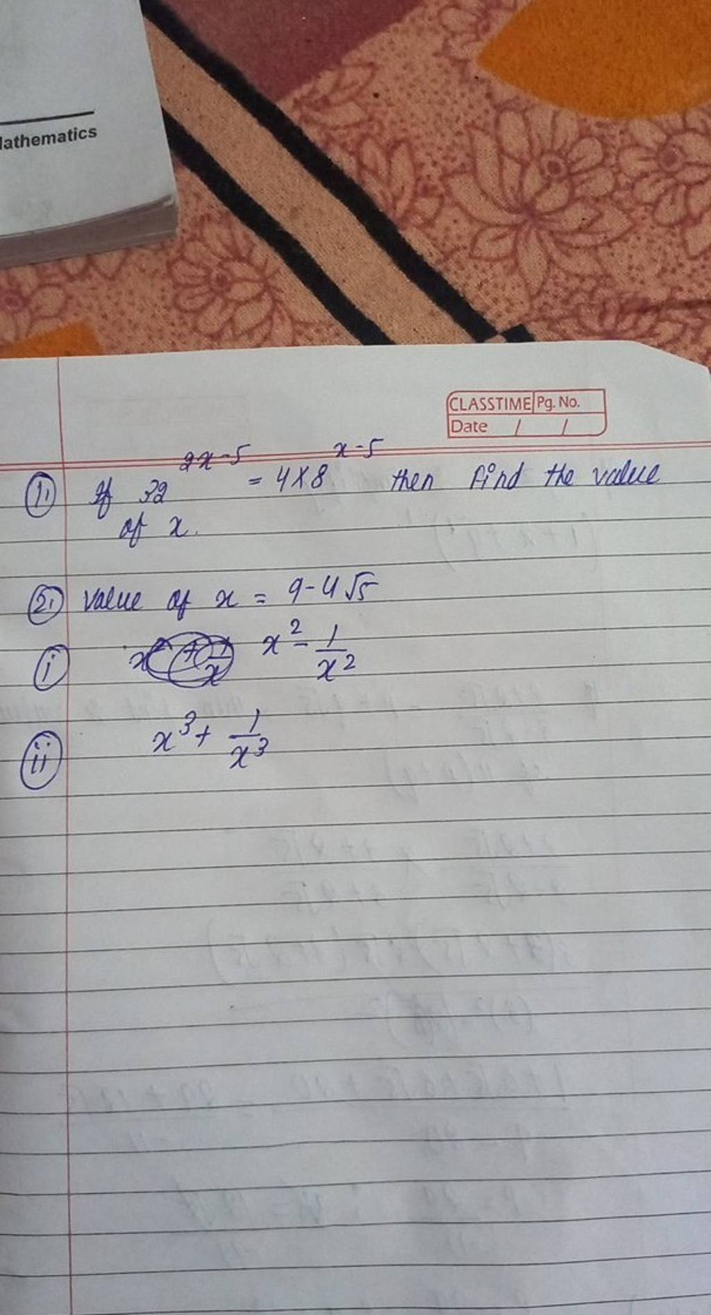 lathematics-11-if-322x-5-4-8x-5-then-find-the-value-of-x-21-value-of