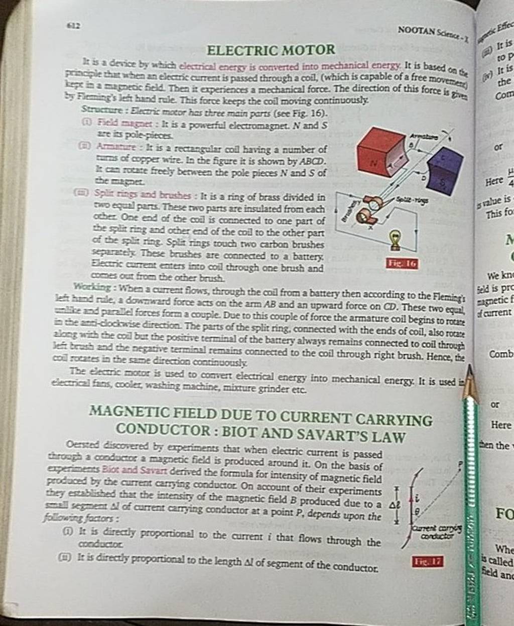 ELECTRIC MOTOR It is a device by which electrical energy is converted int..