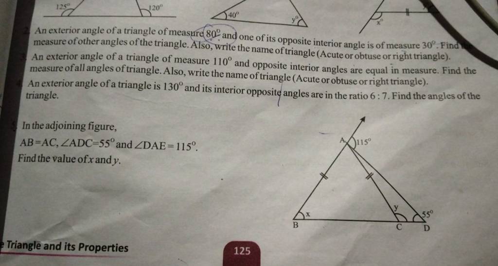an-exterior-angle-of-a-triangle-of-measure-80-and-one-of-its-opposite-in