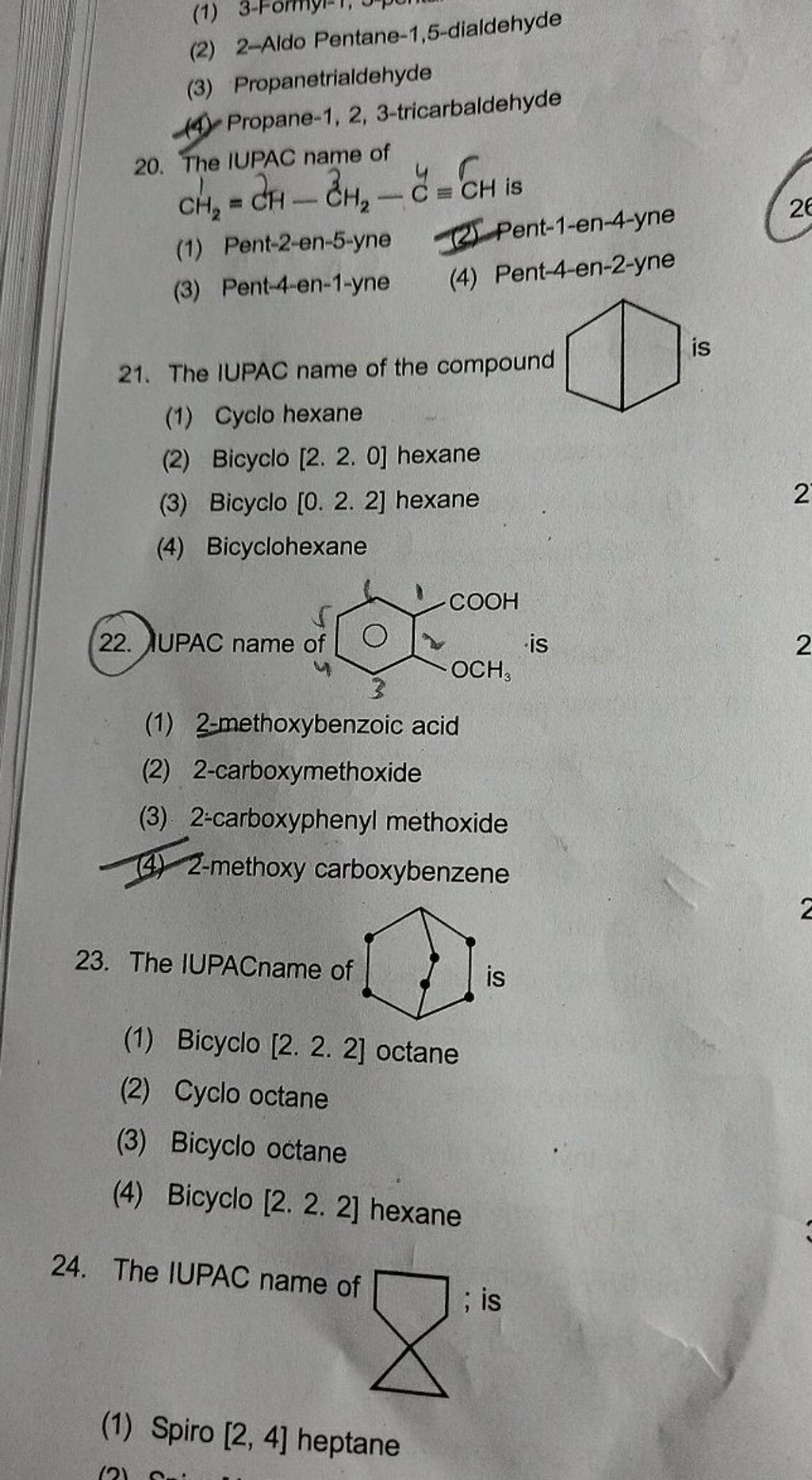 The IUPAC Name Of The Compound | Filo