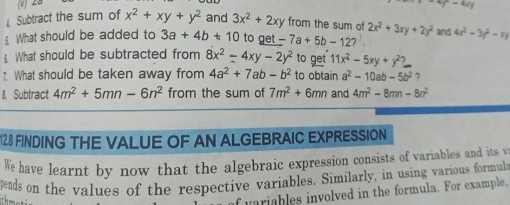 6-subtract-the-sum-of-x2-xy-y2-and-3x2-2xy-from-the-sum-of-2x2-3xy-2y2-an