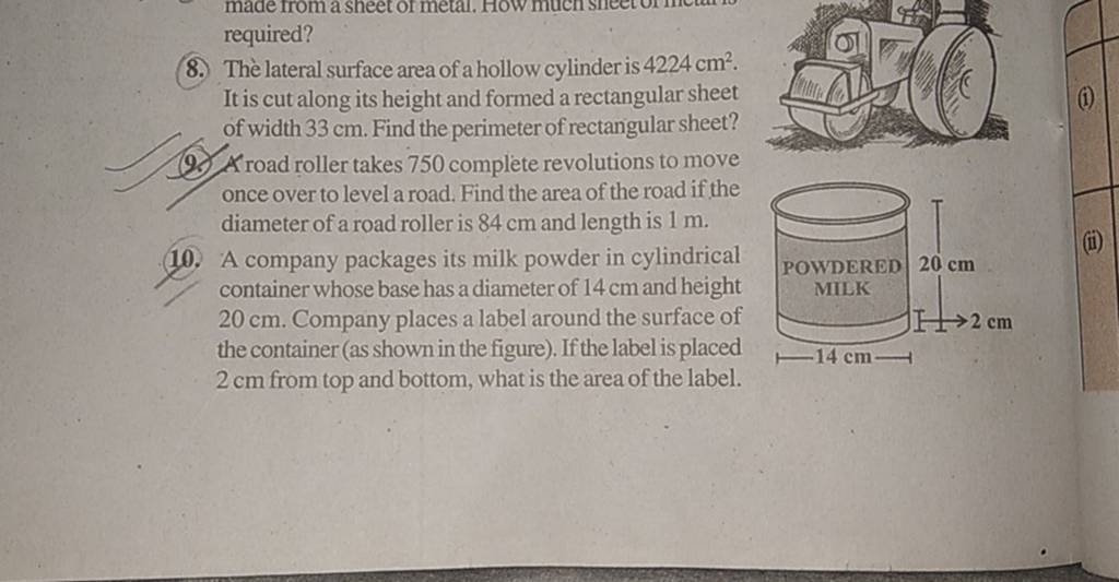 8-th-lateral-surface-area-of-a-hollow-cylinder-is-4224-cm2-it-is-cut-a