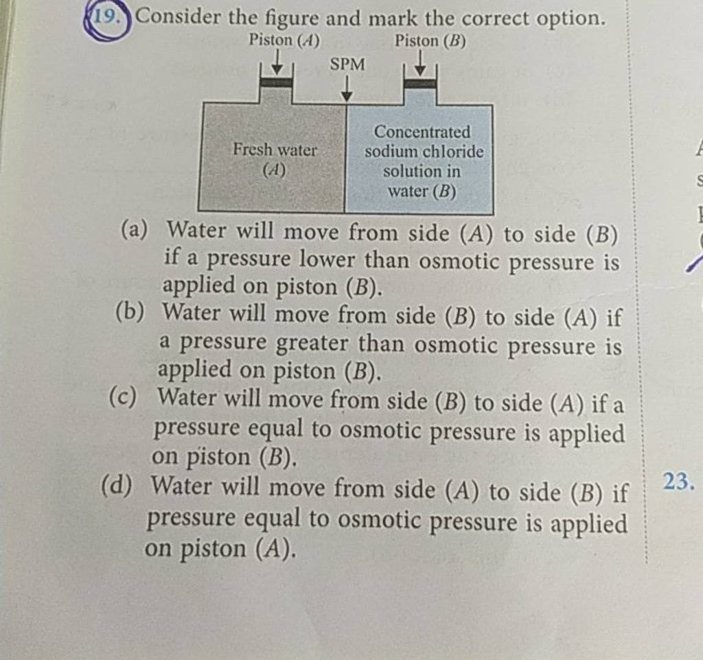 Consider The Figure And Mark The Correct Option. | Filo