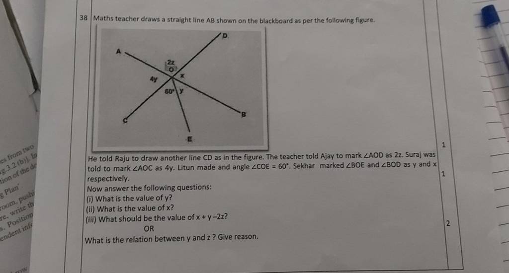 38-maths-teacher-draws-a-straight-line-ab-shown-on-the-blackboard-as-per