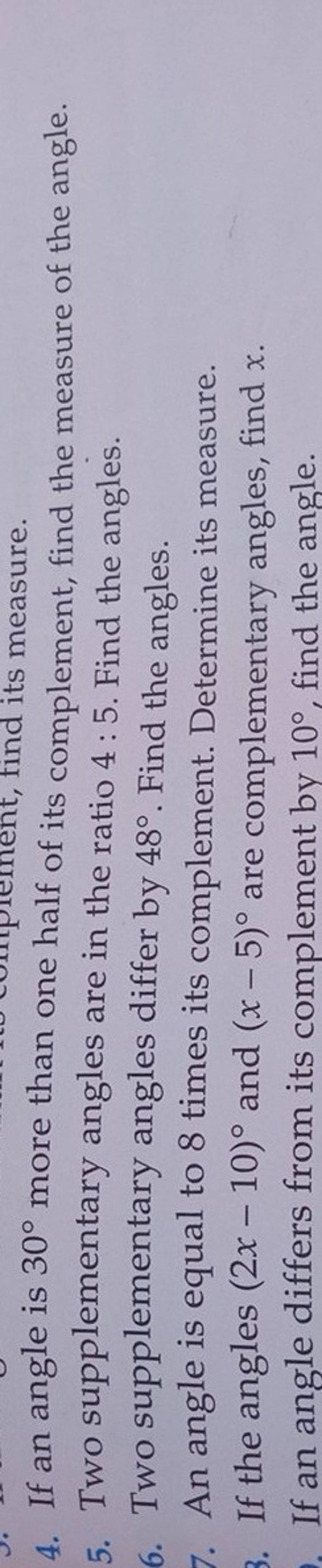 4-if-an-angle-is-30-more-than-one-half-of-its-complement-find-the-meas