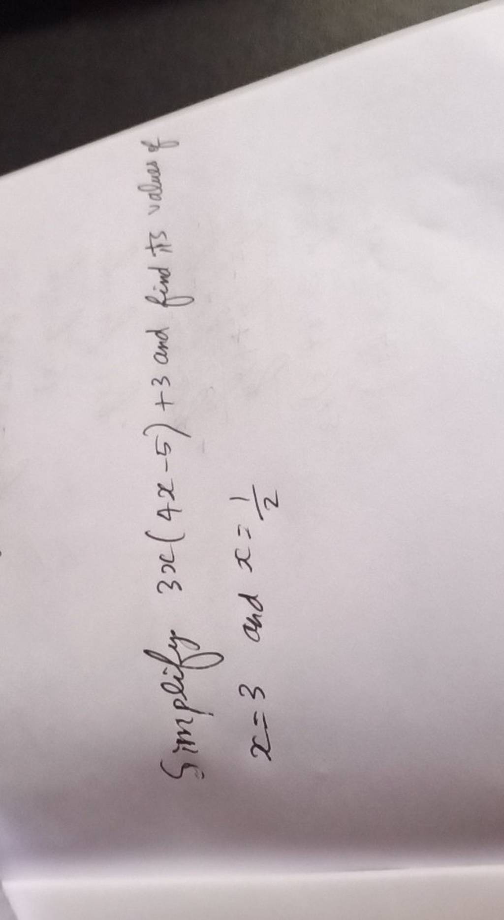 simplify-3x-4x-5-3-and-find-ts-values-of-x-3-and-x-21-filo