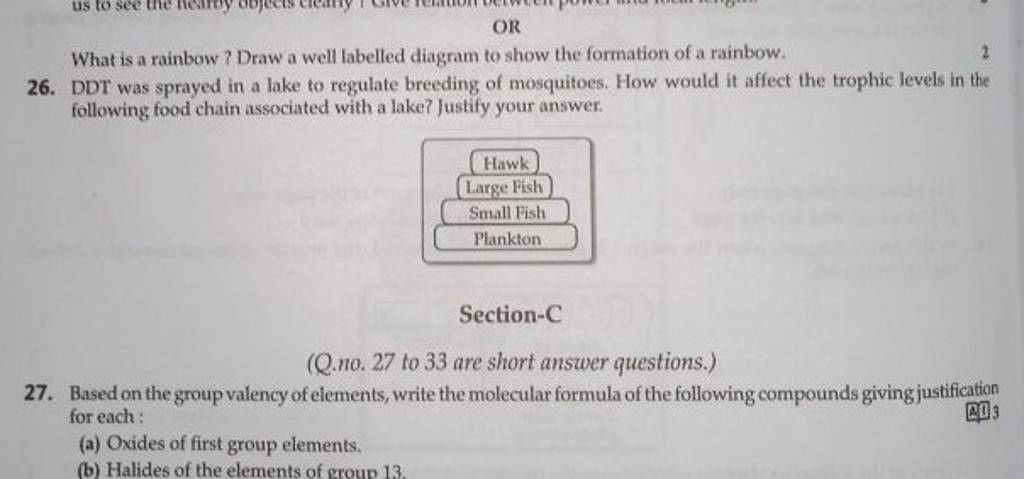 What Is A Rainbow Draw A Well Labelled Diagram To Show The Formation Of