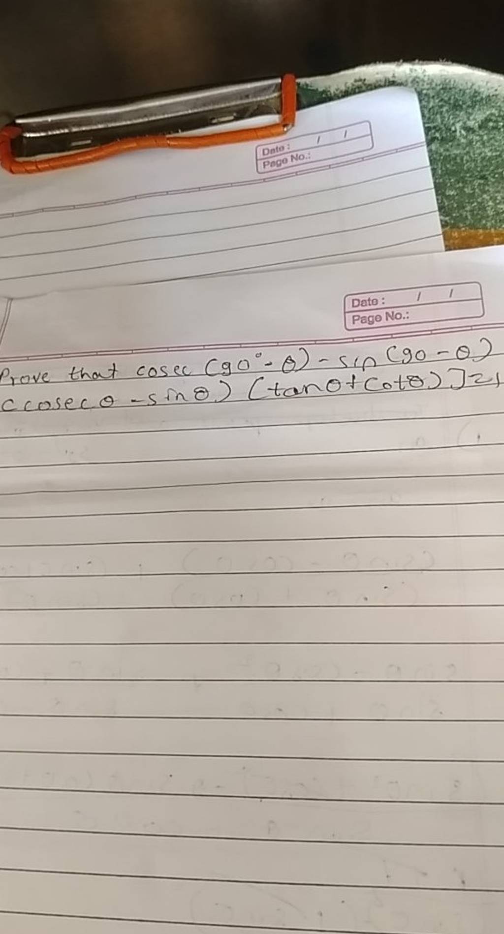 Prove That Cosec 90 sin 90 cosec sin tan cot 1 Filo prove-that-cosec-90-sin-90-cosec-sin-tan-cot-1-filo