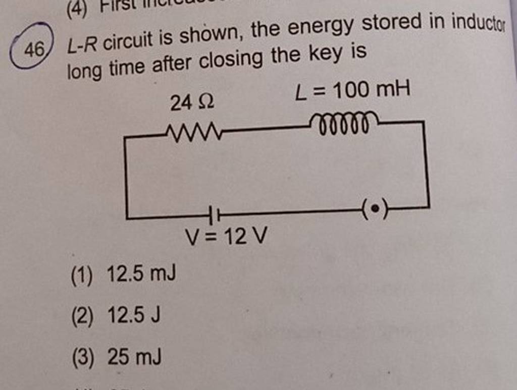 how-long-after-closing-the-switch-will-the-energy-stored-in-the