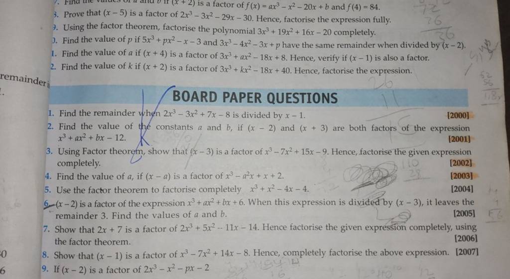 3-prove-that-x-5-is-a-factor-of-2x3-3x2-29x-30-hence-factorise-the-e