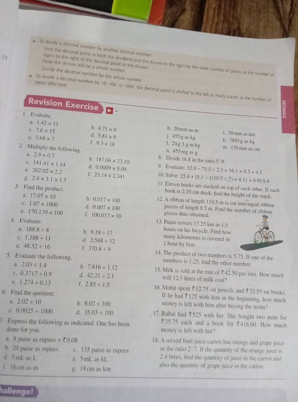 to-divide-a-dicimal-number-by-anviher-decimal-number-shift-the-decimal