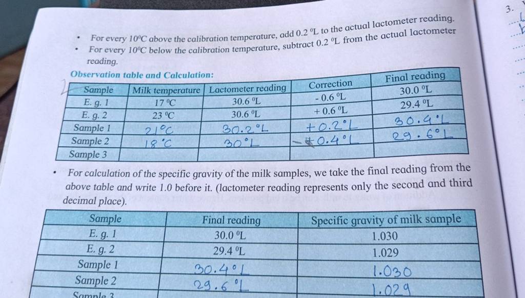 Milk Temperature Calibration