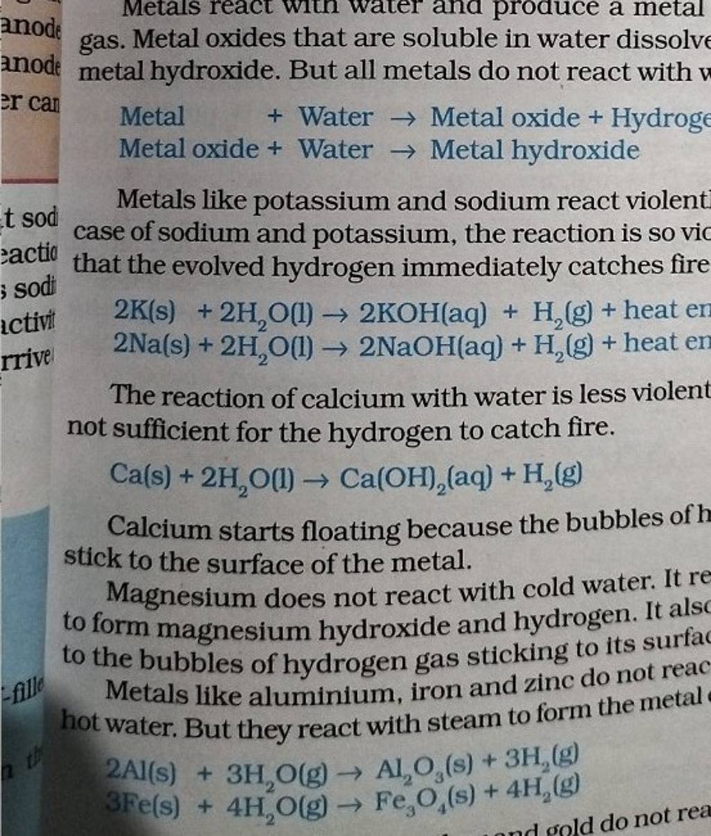 Gas Metal Oxides That Are Soluble In Water Dissolve Metal Hydroxide But