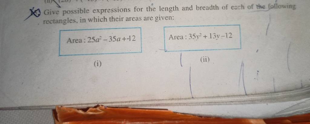 give-possible-expressions-for-the-length-and-breadth-of-each-of-the-follo