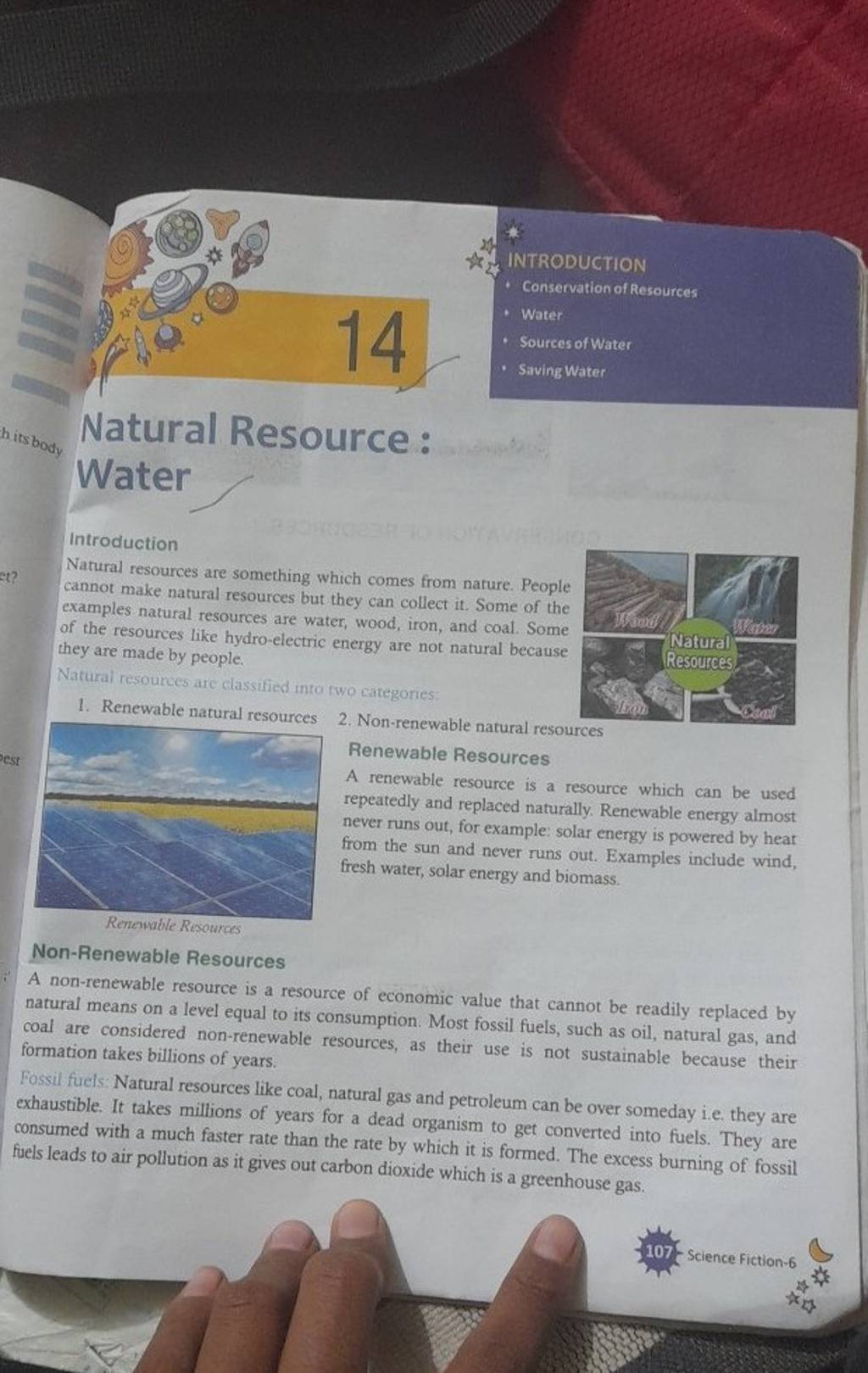 INTRODUCTION Conservation of Resources Water Sources of Water Sav..