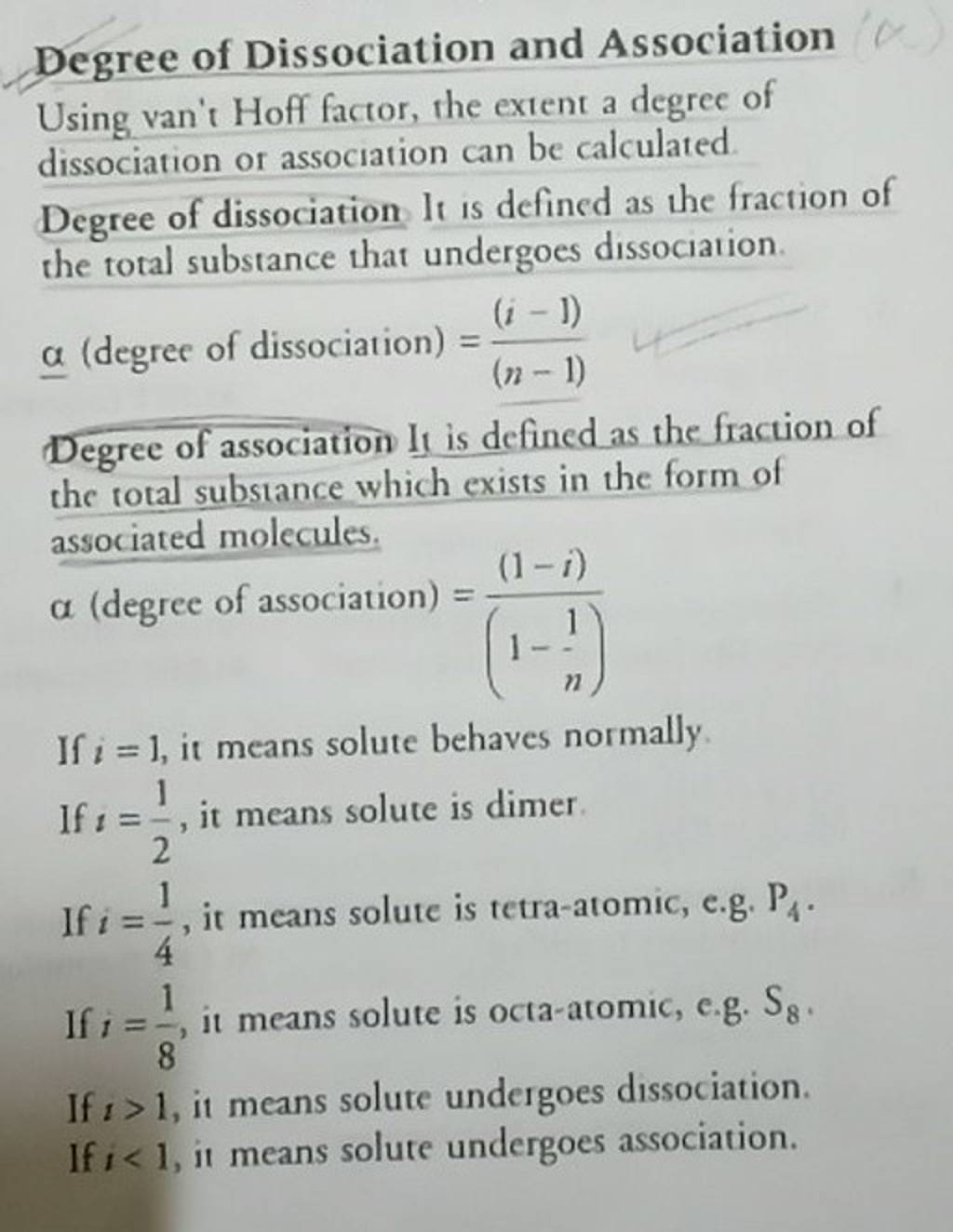 degree-of-dissociation-and-association-using-van-t-hoff-factor-the-exten