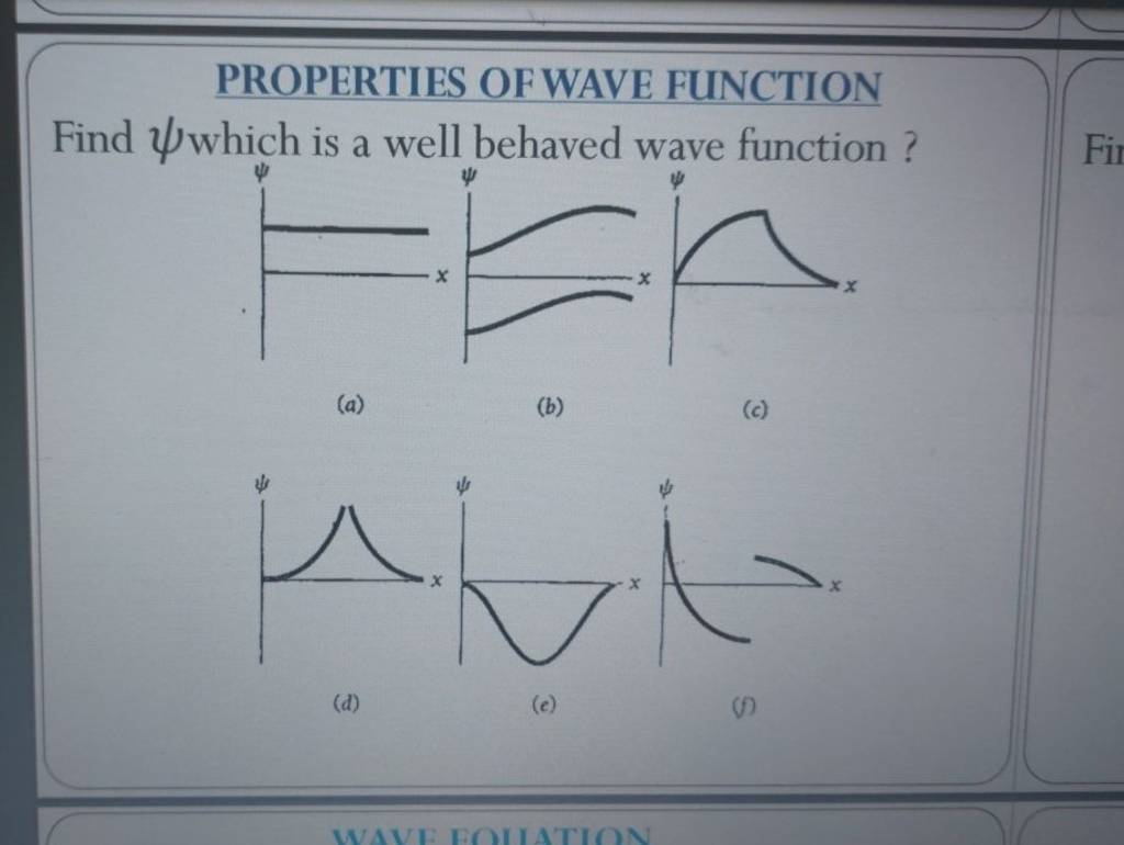 properties-of-wave-function-find-which-is-a-well-behaved-wave-function