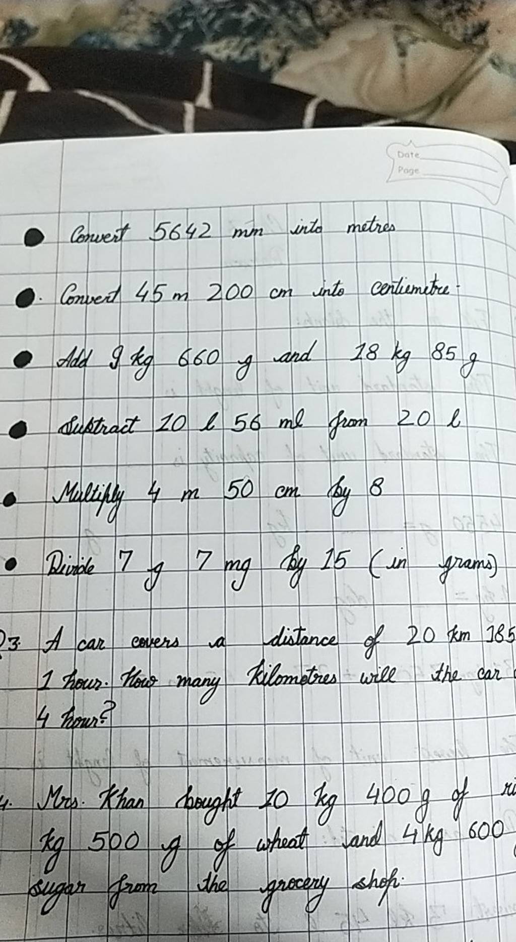Convert 5642 Mm Into Metres Convert 45 M200 Cm Into Centiemetre A Add