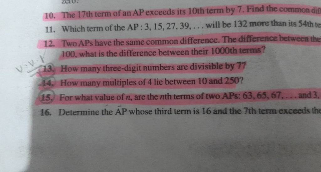 10-the-17-th-term-of-an-ap-exceeds-its-10-th-term-by-7-find-the-common