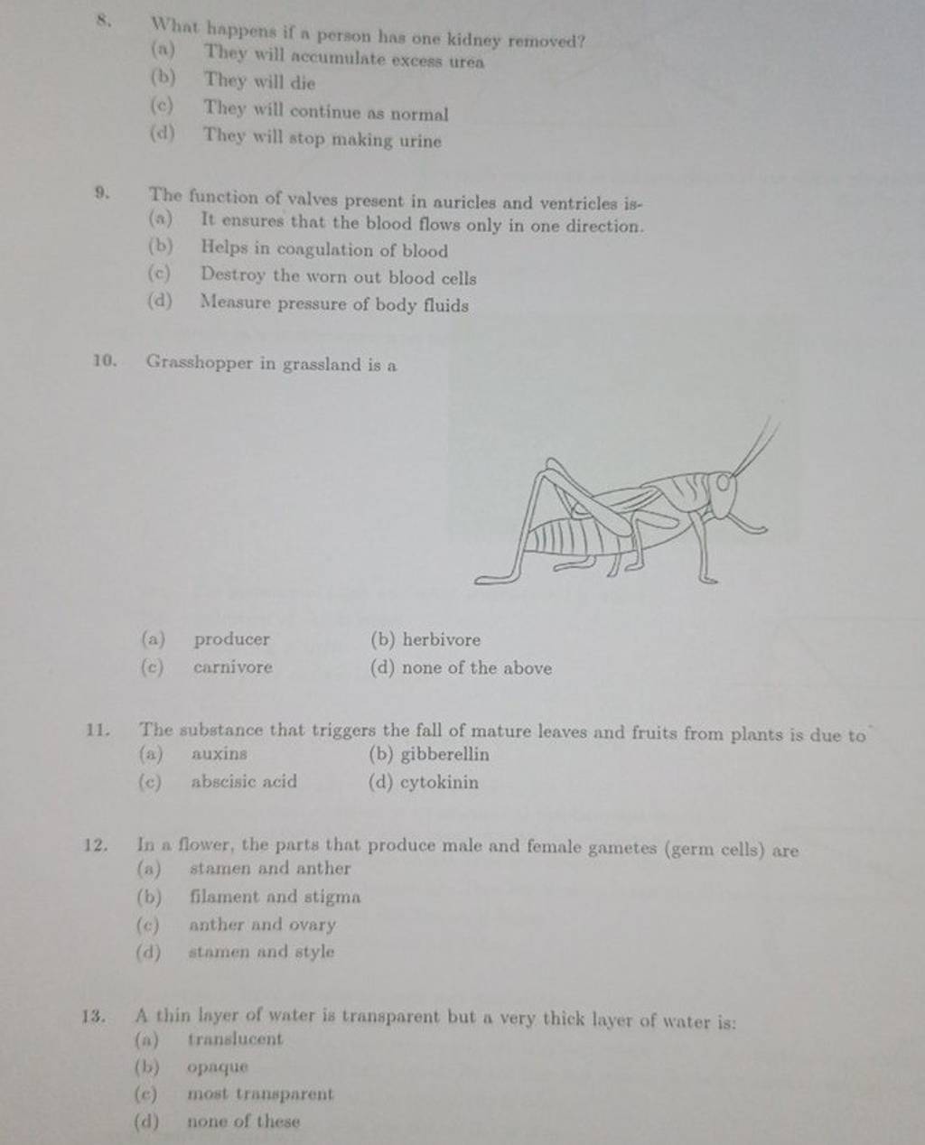 The function of valves present in auricles and ventricles is Filo