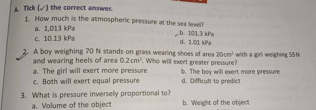 how-much-is-the-atmospheric-pressure-at-the-sea-level-filo