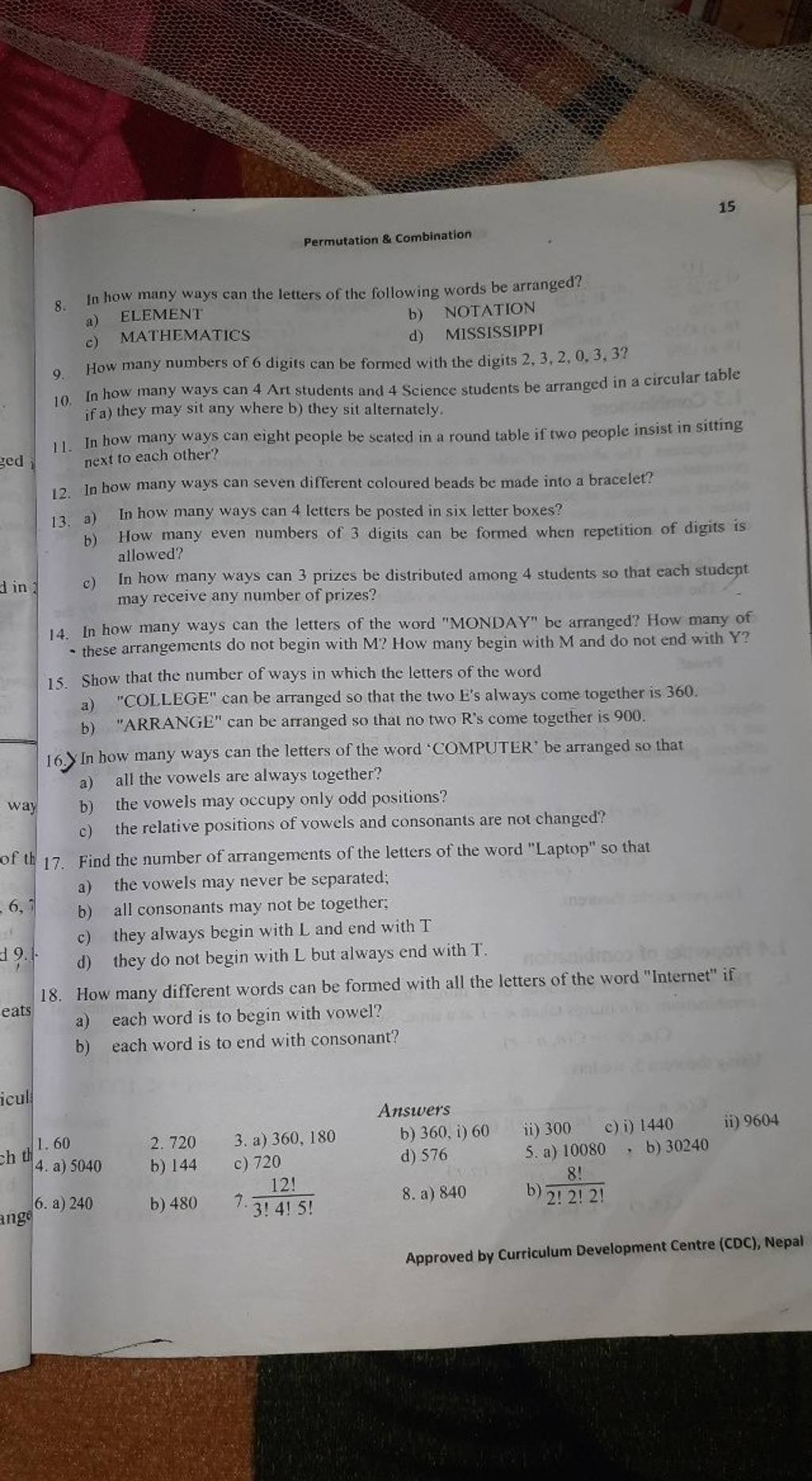 How Many Different Words Can Be Formed With All The Letters Of The Word