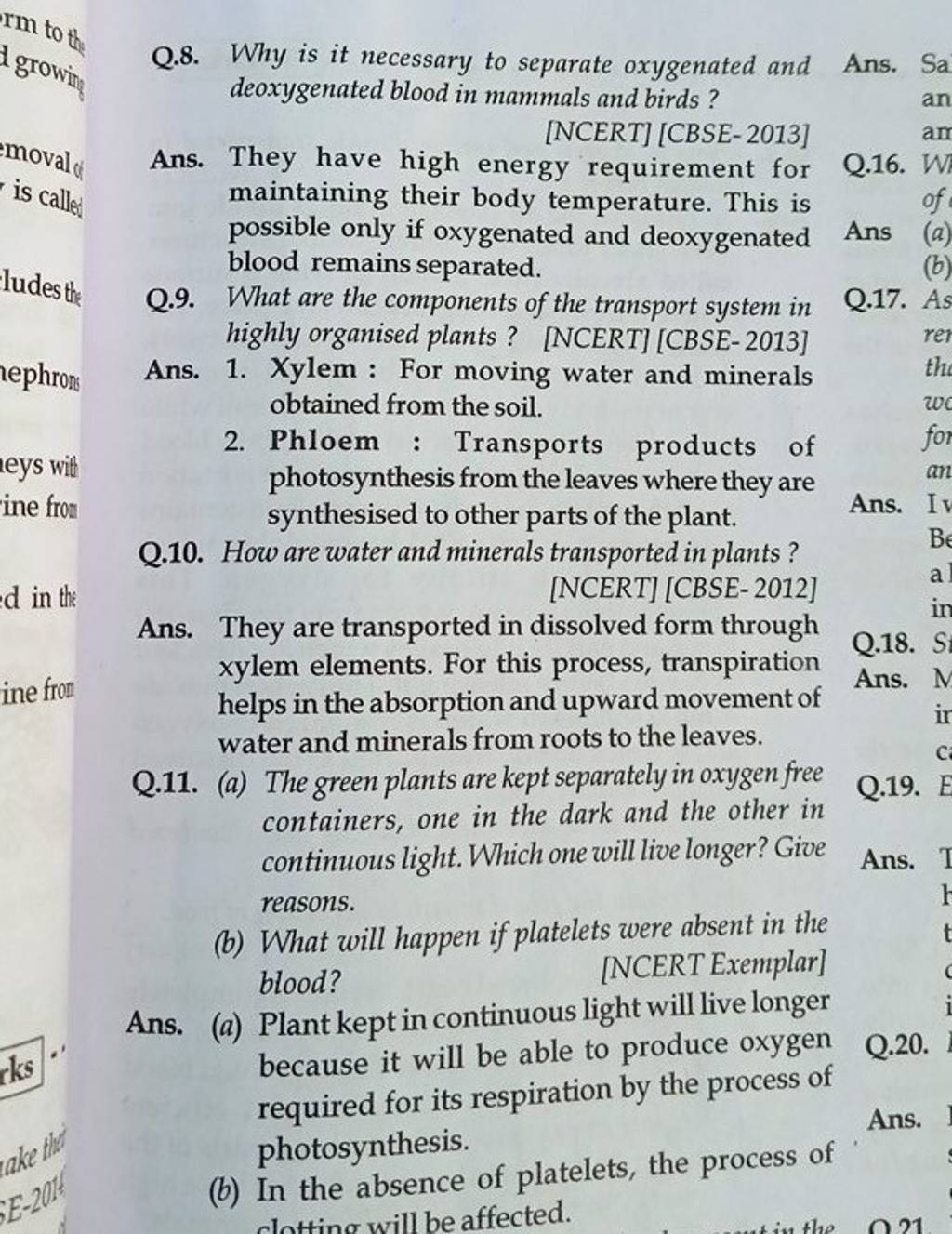 q-8-why-is-it-necessary-to-separate-oxygenated-and-deoxygenated-blood-in