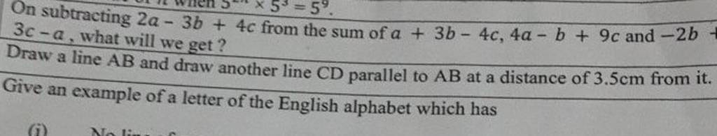 on-subtracting-2a-3b-4c-from-the-sum-of-a-3b-4c-4a-b-9c-and-2b-3c-a-wh