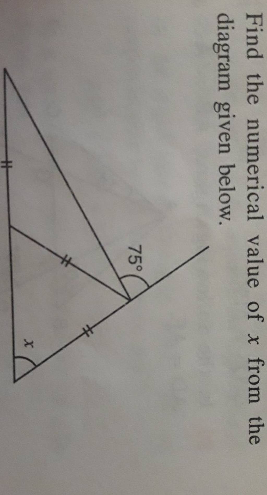 find-the-numerical-value-of-x-from-the-diagram-given-below-filo